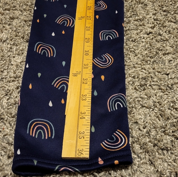Colorful Rainbow Print Leggings size large - Picture 7 of 7
